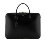 Sac de Jour Large Slim Bauletto Bag in Smooth Leather