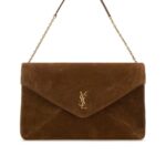 Cassandre XXL Pouch on Chain in Suede