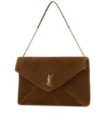Cassandre XXL Pouch on Chain in Suede - 图片 2
