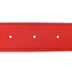 Calfskin Monogram 30mm LV Initiales Reversible Belt 75 30 Red - 图片 4