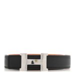 Swift Epsom 24mm Constance H Belt 65 Black Orange
