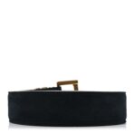 Suede Calfskin Monogram Square Buckle Belt 80 32 Black - 图片 2