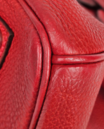 Hermes Birkin 35 Togo Red PHW - 图片 14