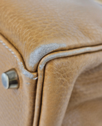 Hermès Vintage Kelly 32 Clemence Beige GHW - 图片 10