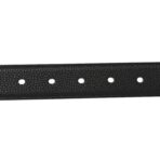 Grained Calfskin Monogram Cassandre Square Buckle Belt 70 28 Black - 图片 3