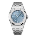 37mm Stainless Steel Light Ice Blue  Dial Automatic