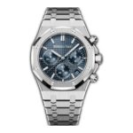 41mm Chronograph Steel Blue Dial