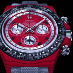 DiW Rolex Daytona "AVIA RED" In Quartz Fiber (Retail: €60 990) - 图片 6