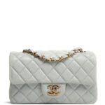 CHANEL Rectangular Mini Flap - Light Grey