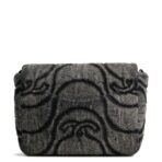 CHANEL CC Denim Wave Flap Bag - Gray - 图片 6