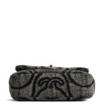 CHANEL CC Denim Wave Flap Bag - Gray - 图片 8