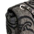 CHANEL CC Denim Wave Flap Bag - Gray - 图片 12