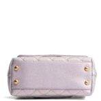 CHANEL Iridescent Caviar Extra Mini Coco Handle Flap Bag - Purple - 图片 7