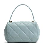 CHANEL Lambskin Quilted Rectangular Mini Flap - Light Blue - 图片 5