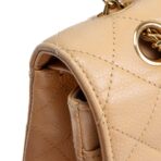 CHANEL Caviar Medium Double Flap Shoulder Bag - Beige - 图片 12