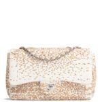 CHANEL Sequins Flap Bag - Ivory