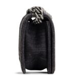 CHANEL Small Denim Boy Bag- Charcoal - 图片 4