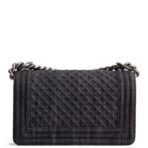 CHANEL Small Denim Boy Bag- Charcoal - 图片 5