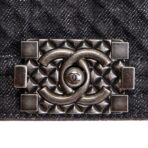 CHANEL Small Denim Boy Bag- Charcoal - 图片 10