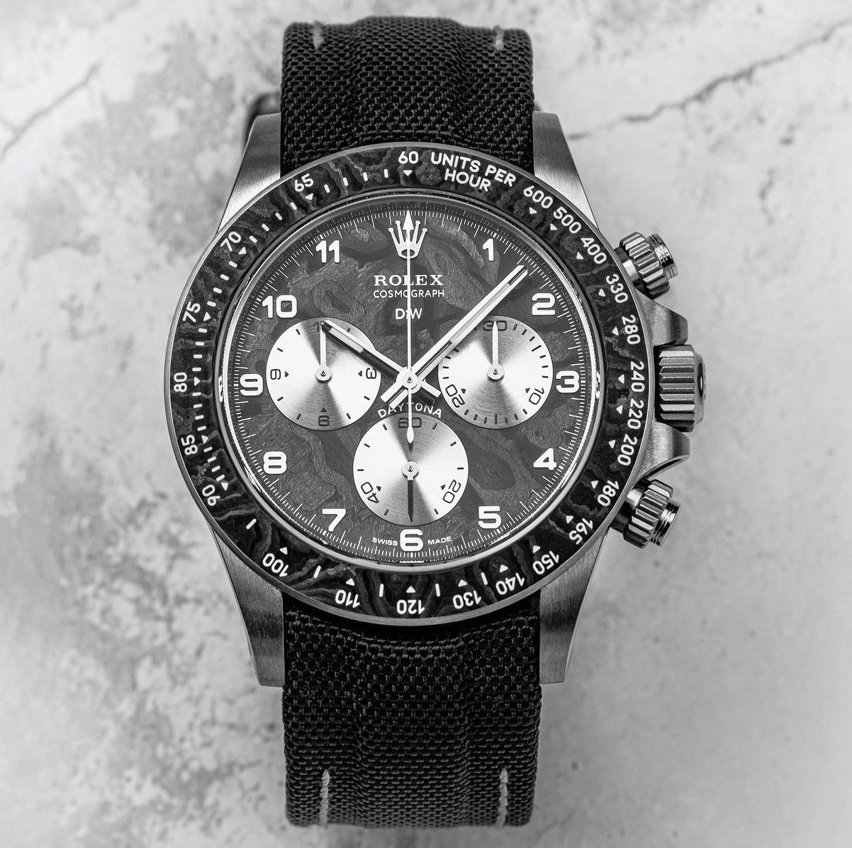 ClipDown.App_463472009_8958598340837024_1543067327888277158_ncopy3.jpg Rolex DiW Daytona in "Titanium & Carbon Fiber" Called "EXCEPTIONAL-1" (Retail: €52 990) - 图片 1