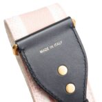 CHRISTIAN DIOR Adjustable Canvas Shoulder Strap - Pink - 图片 5