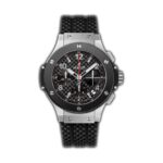 41mm Original Chronograph Stainless Steel Ceramic Bezel Black Dial
