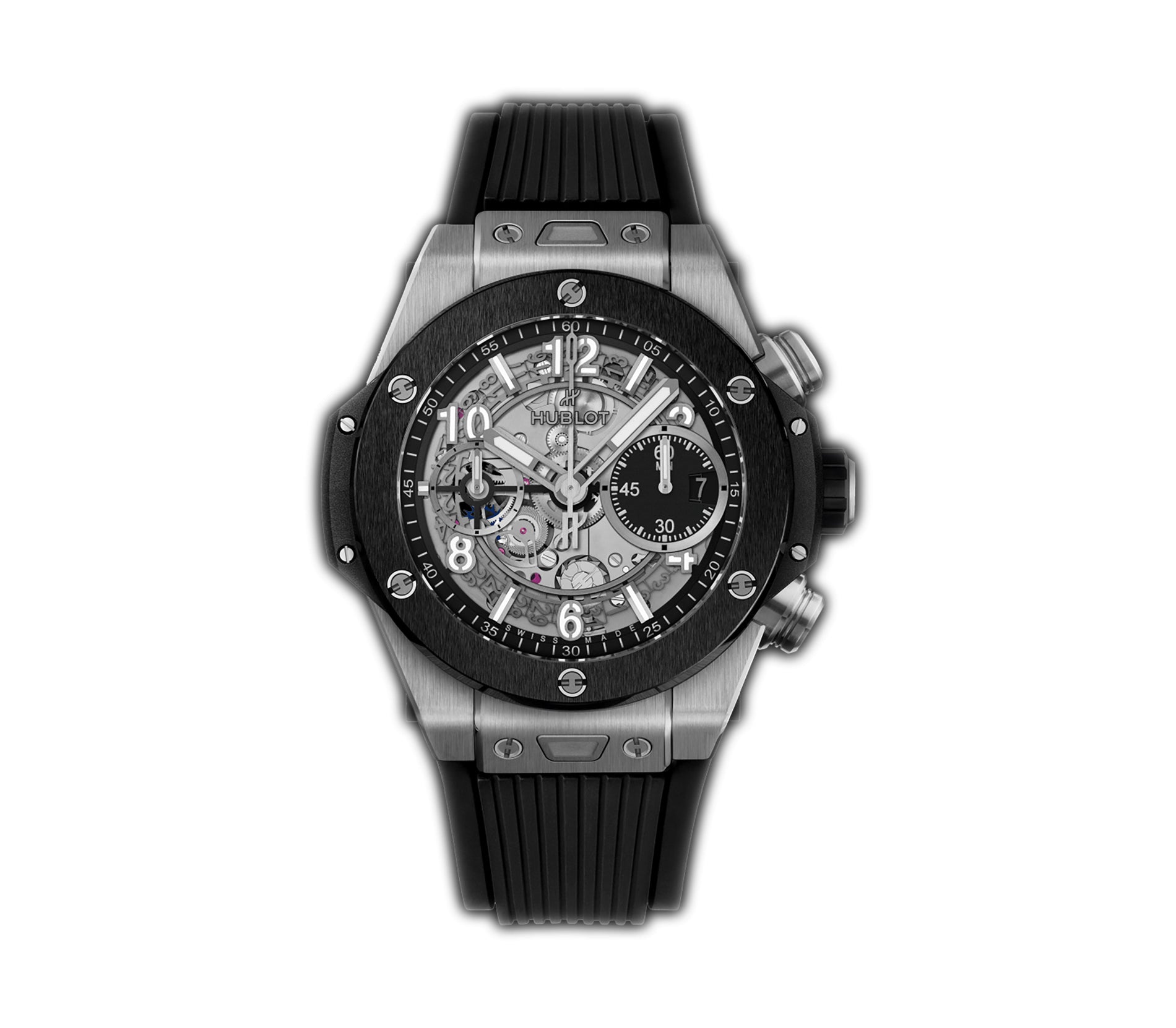 Hublot-441.NM_.1171.RX_.jpg 42mm Unico Chronograph Titanium Ceramic Bezel Skeleton Dial - 图片 1