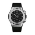 45mm Titanium Chronograph Black Dial