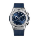 45mm Titanium Chronograph Blue Dial