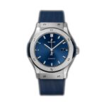 42mm Titanium Blue Dial