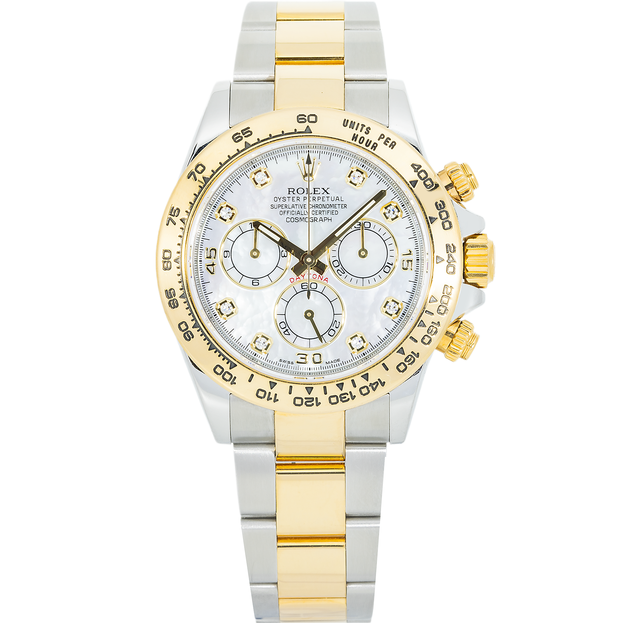 IMG_0280.png Rolex Daytona 116503 – Two-Tone 18k Yellow Gold & Stainless Steel Mother of Pearl Diamond Dial - 图片 1