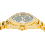 Rolex Ladies 31mm 18K Yellow Gold Datejust 278278 with Green Roman Diamond Dial and President Bracelet - 图片 3