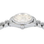 Rolex Oyster Perpetual Date 76094 Silver Dial 26 mm Ladies Watch - 图片 3