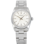 Rolex Oyster Perpetual 67489 with Silver Dial and Oyster Bracelet