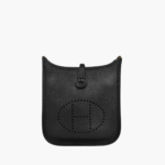 Hermès Evelyne 16 Black Clemence GHW
