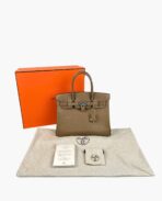 Hermès Birkin 30 Ostrich Tabac PHW - 图片 8