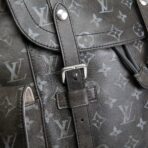 LOUIS VUITTON Christopher MM Brushed Monogram Eclipse Cowhide Backpack - 图片 10