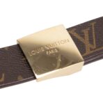 LOUIS VUITTON Vintage Ceinture Carre Belt Monogram - 图片 5