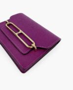 Hermès Roulis Slim Wallet Belt Bag Purple GHW - 图片 7