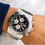 Breitling Aeromarine Super Avenger A13371 Blue Dial Steel Mens Watch - 图片 4