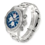 Breitling Aeromarine Super Avenger A13371 Blue Dial Steel Mens Watch - 图片 5