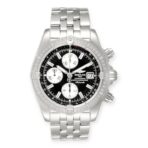 Breitling Chronomat Evolution A13356 Steel Black Dial Steel Mens Watch