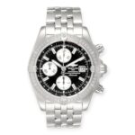 Breitling Chronomat Evolution A13356 Steel Black Dial Steel Mens Watch