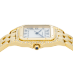 Cartier 18K Yellow Gold Panthere De Cartier 883969 Large Diamond Watch - 图片 3