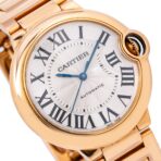 Cartier Ballon Bleu W69004Z2 36MM White Dial With Rose Gold Bracelet - 图片 3