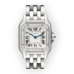 Cartier Panthere Small Steel Diamond Bezel Ladies Watch W4PN0007 - 图片 3