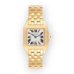 Cartier Santos Demoiselle Midsize W25062X9 Yellow Gold Ladies Watch