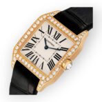 Cartier Santos Dumont Yellow Gold WH100351 Silver Dial Women's Watch - 图片 2