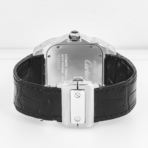 Cartier Santos XL Stainless Steel Automatic Watch – 38mm Leather Strap - 图片 5
