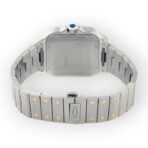 Cartier Santos de Cartier W2SA0009 39.8mm Silvered Opaline Dial With Yellow Gold Bezel - 图片 3